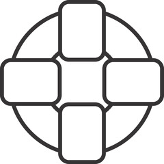 life wheel and jacket sign