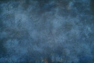 Fototapeta premium Abstract grunge decorative dark blue stucco wall background for web banner, design template, Generative AI