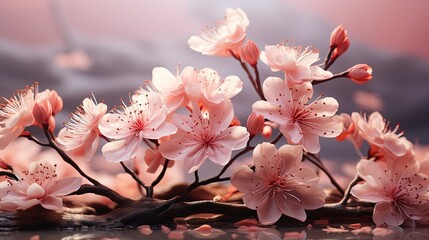 pink flowers background aesthetic , beautiful ,wallpaper
