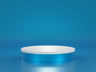 contact lens on white background