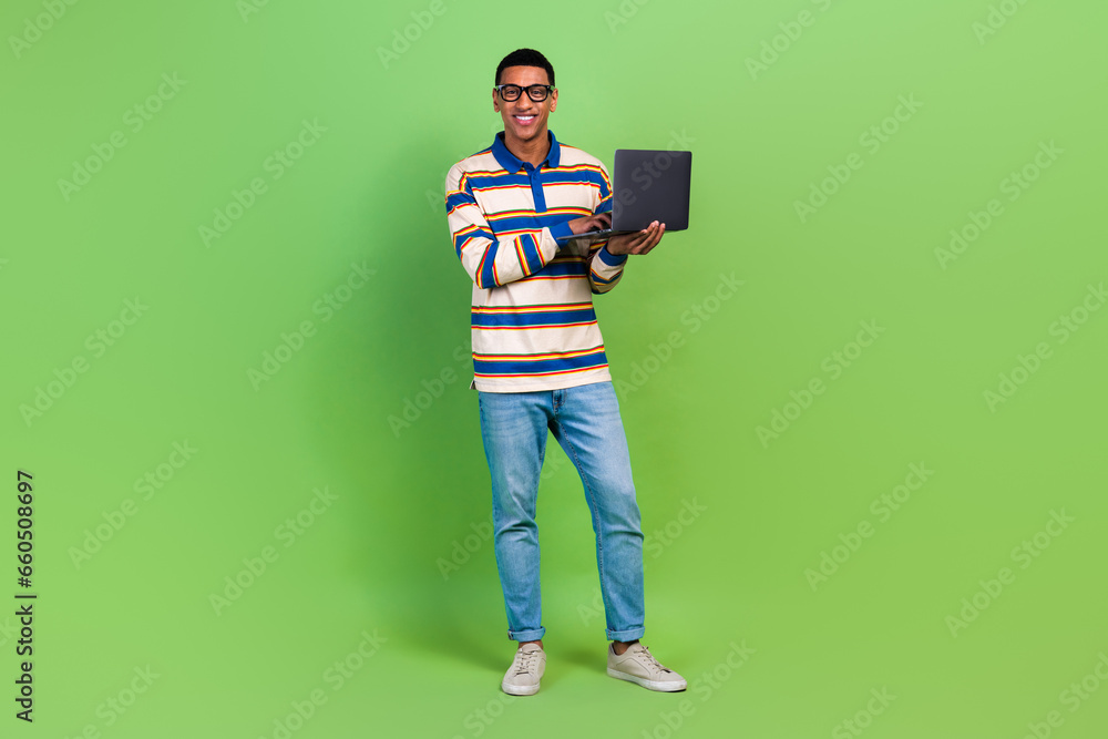 Poster full body photo of it specialist team leader coding free time no excuses working every day only netb