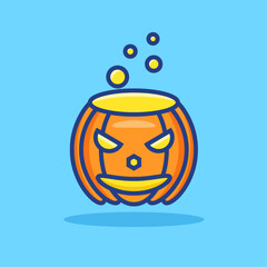 Halloween Illustration Cartoon Vector Simple