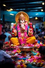 Obraz premium Ganesha! Template / Banner for your best design