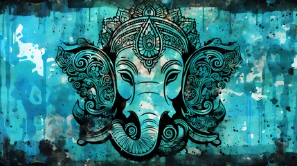 Tuinposter Ganesha! Template / Banner for your best design © MDQDigital