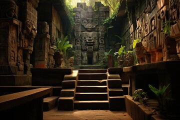  Mayan temple