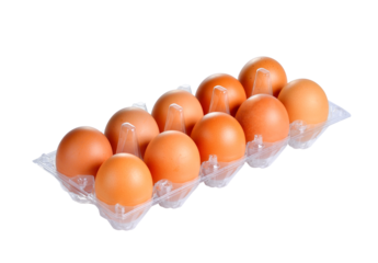 Fresh eggs on   transparent png