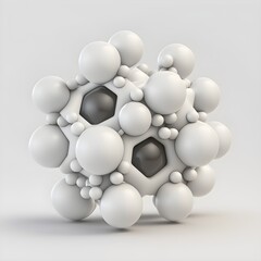 hydrogen molecule on a white background polycount contest winner computer art concept art polycount 