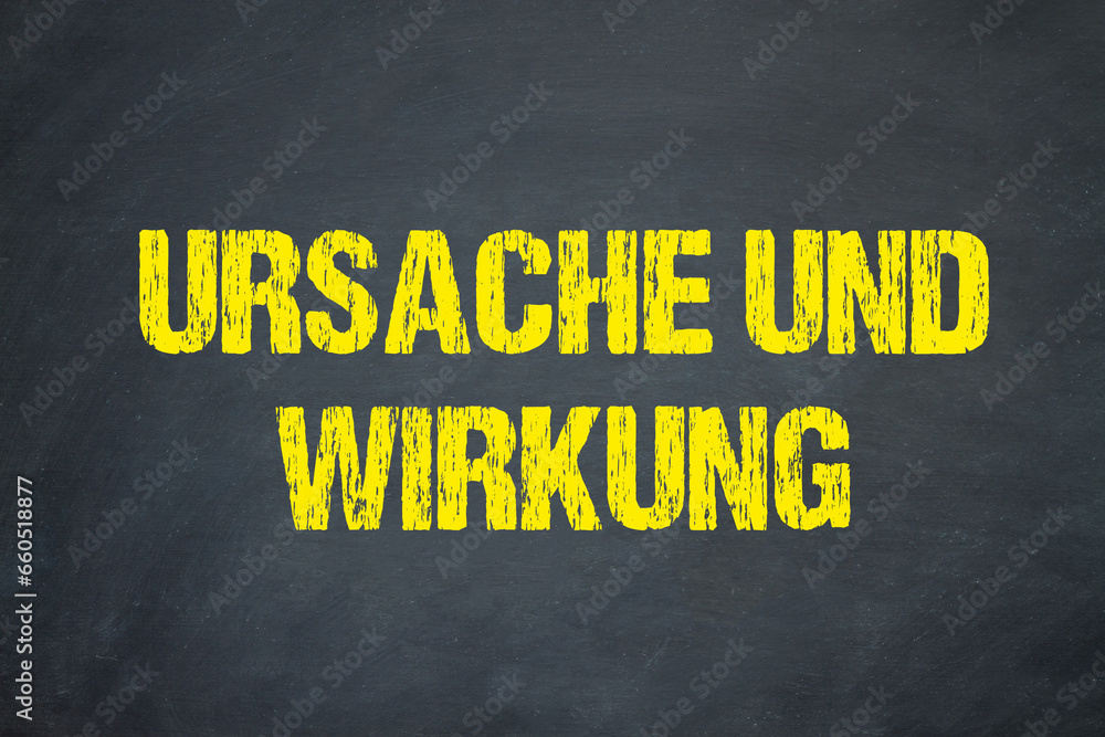 Wall mural Ursache und Wirkung	