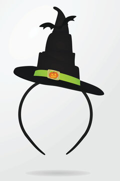 Halloween headband mask. vector illustration