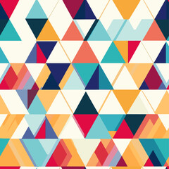 Illustration Vector seamless pattern of Geometric
