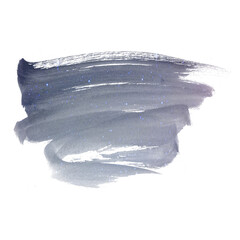 Watercolor blue abstract stain