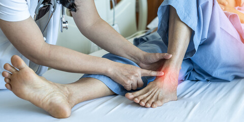 Ankle pain from instability, arthritis, gout, tendonitis, fracture, nerve compression (tarsal...