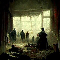 Victorian nightmare crime scene ar 169 