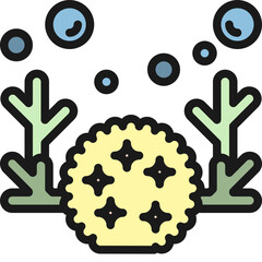 natural sea sponge / baby cleansing color style icons