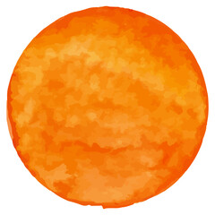 Watercolor shapes dots. Watercolors blobs. Colorful watercolor hand painted circles. Round stains