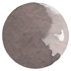 Watercolor shapes dots. Watercolors blobs. Colorful watercolor hand painted circles. Round stains