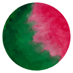 Watercolor shapes dots. Watercolors blobs. Colorful watercolor hand painted circles. Round stains