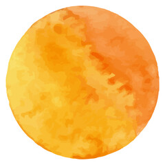 Watercolor shapes dots. Watercolors blobs. Colorful watercolor hand painted circles. Round stains