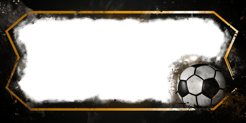 sports background wallpaper with transparent frame for profile picture