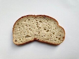 sliced bread on table