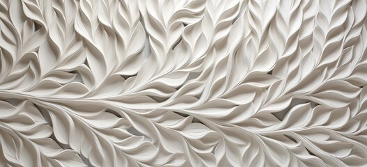 a white tree background wallpaper made from decorative paper leaves