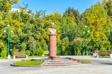 Yakub Kolas Park in tashkent, Uzbekistan