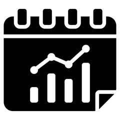 Analytics Glyph Icon