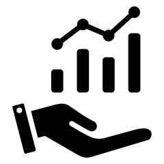 Analytics Glyph Icon