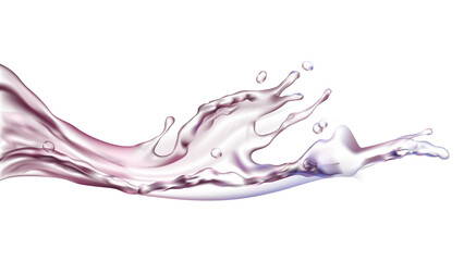  With clipping path. Set of red drops and splashes of ketchup or sauce isolated on white background.Full depth of field. Focus stacking