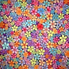 Fototapeta na wymiar colorfull flowers pattern