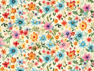 colorful flowers background