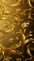 golden background | generative ai