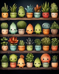 pots and plants