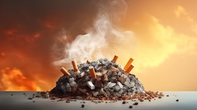 Stop smoking, World No Tobacco Day concept.