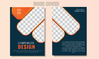  corporate identity cover business vector design, Flyer brochure advertising abstract background, Leaflet Modern poster magazine layout template,