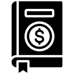 Manual Book Glyph Icon