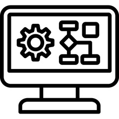 Workflow Outline Icon