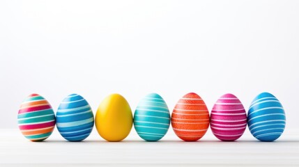 Obraz premium Easter eggs background concept