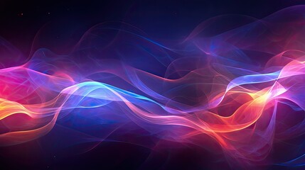 Naklejka premium abstract energy wave background - generative ai