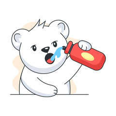 Thirsty Bear