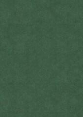 Hand-drawn unique abstract symmetrical seamless ornament. Bright semi transparent green on a deep warm green background. Paper texture. Digital artwork, A4. (pattern: p04e)