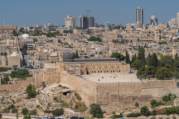 Fototapeta na wymiar Al-Aqsa Mosque in the city of Jerusalem