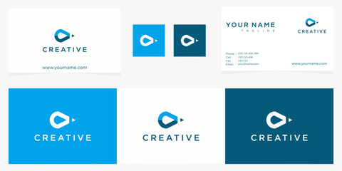 modern infographics banner with logo creative vector 