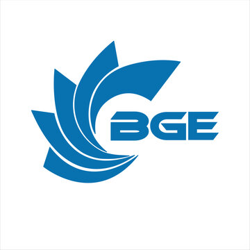 BGE letter logo design on a white background or Monogram logo design for entrepreneur and business