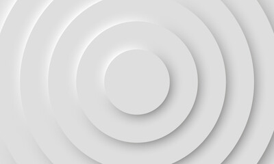 Circles background. Abstract circle design. 3D round papercut layer