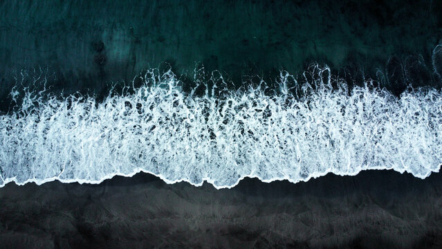 teneryfa, tenerife, dron, waves