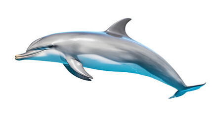 Dolphin. Isolated on Transparent background.