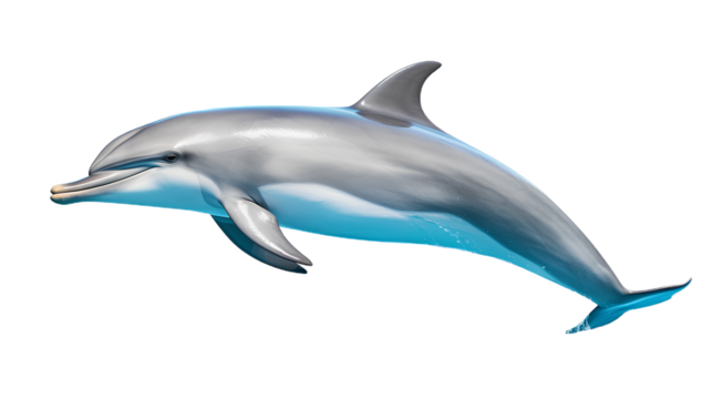 Dolphin. Isolated on Transparent background.