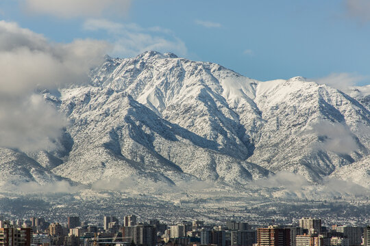 Santiago de Chile cordillera de los andes 