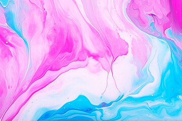 pink Abstract marble ink painted blue turquoise painting texture luxury background banner